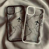 Airplane Route iPhone Case